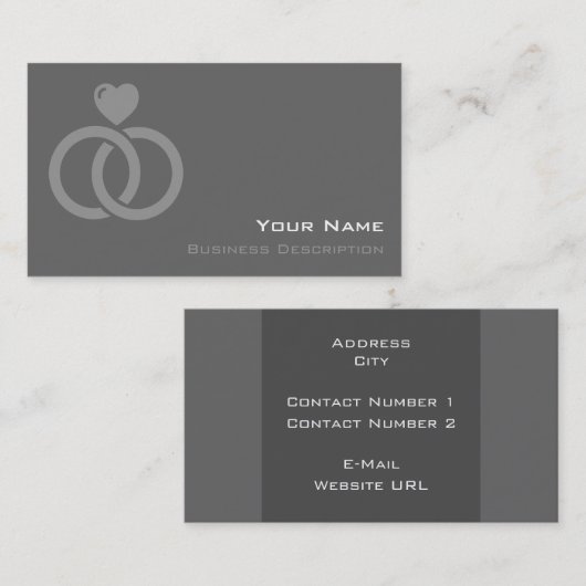 Minimalistisch Visitekaartje (Voorkant / Achterkant)