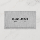 minimalistisch visitekaartje (Voorkant)