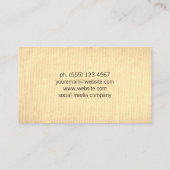 minimalistisch visitekaartje (Achterkant)