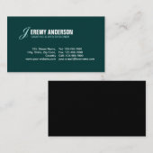 minimalistisch visitekaartje (Voorkant / Achterkant)