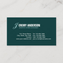 minimalistisch visitekaartje