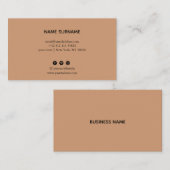 Minimalistisch Visitekaartje (Voorkant / Achterkant)