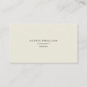 minimalistisch visitekaartje (Voorkant)