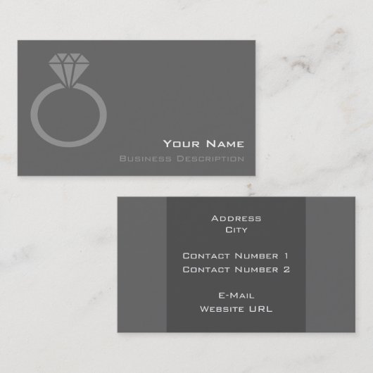 Minimalistisch Visitekaartje (Voorkant / Achterkant)