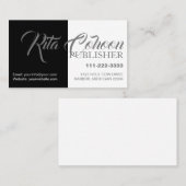 Minimalistisch Visitekaartje (Voorkant / Achterkant)