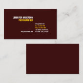 minimalistisch visitekaartje (Voorkant / Achterkant)