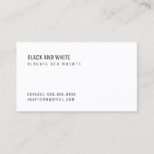 minimalistisch visitekaartje (Voorkant)