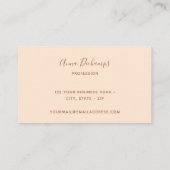 minimalistisch visitekaartje (Achterkant)