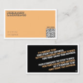 minimalistisch Visitekaartje (Voorkant / Achterkant)