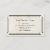  minimalistisch visitekaartje (Achterkant)