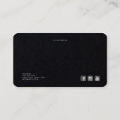 Minimalistisch Visitekaartje 2019 (Achterkant)