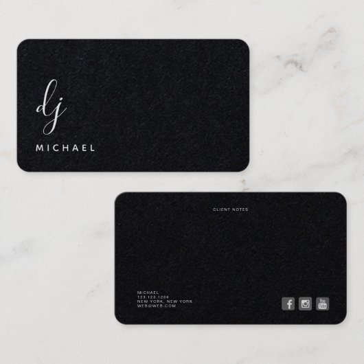 Minimalistisch Visitekaartje 2019 (Voorkant / Achterkant)