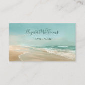 minimalistisch Visitekaartje aan de kust (Voorkant)