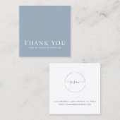Minimalistisch Visitekaartje bedankt (Voorkant / Achterkant)