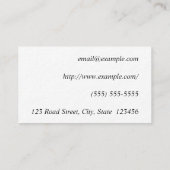 Minimalistisch Visitekaartje bedrijfsadviseur (Achterkant)