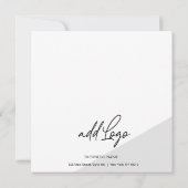 Minimalistisch Visitekaartje Cadeaucertificaat (Achterkant)