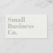 Minimalistisch Visitekaartje Contactkaartje (Voorkant)