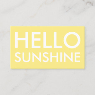 Minimalistisch visitekaartje in loods- en schoonhe