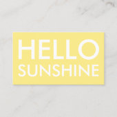 Minimalistisch visitekaartje in loods- en schoonhe (Voorkant)