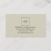 Minimalistisch Visitekaartje - Marmerpatroon | DP7 (Achterkant)