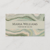 Minimalistisch Visitekaartje - Marmerpatroon | DP7 (Voorkant)