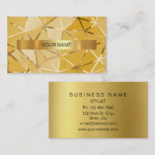 Minimalistisch Visitekaartje met glans glans (Voorkant / Achterkant)