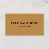 Minimalistisch Visitekaartje met naam, titel en Lo (Voorkant)