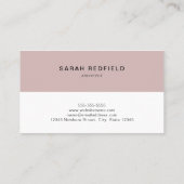 Minimalistisch Visitekaartje nr.1 (Achterkant)