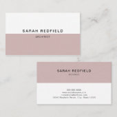 Minimalistisch Visitekaartje nr.1 (Voorkant / Achterkant)