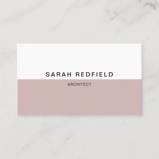 Minimalistisch Visitekaartje nr.1 (Voorkant)