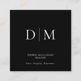 Minimalistisch Visitekaartje op de Realtor Square