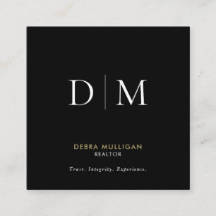 Minimalistisch Visitekaartje op de Realtor Square