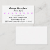 Minimalistisch Visitekaartje patentagent (Voorkant / Achterkant)
