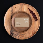 Minimalistisch Visitekaartje – Schoon en modern de