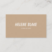 Minimalistisch Visitekaartje – Schoon en modern de (Voorkant)