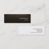 Minimalistisch Visitekaartje Skinny Waves Pattern (Voorkant / Achterkant)
