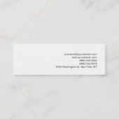 Minimalistisch Visitekaartje Skinny Waves Pattern (Achterkant)