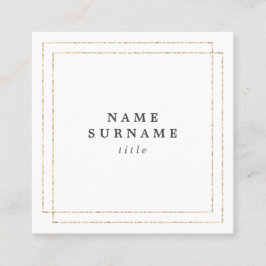 Minimalistisch Visitekaartje Trendy SocialMedia Sq