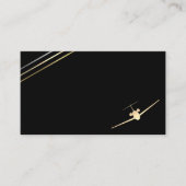 Minimalistisch Visitekaartje van de Aviation Gold  (Voorkant)