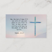 Minimalistisch Visitekaartje van de dominee (Achterkant)