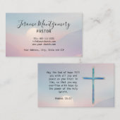 Minimalistisch Visitekaartje van de dominee (Voorkant / Achterkant)