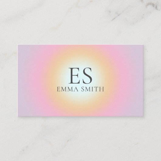 Minimalistisch Visitekaartje van de Gradiënt van M (Voorkant)