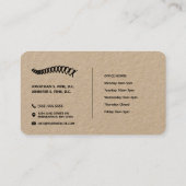 Minimalistisch Visitekaartje van de Logo van de we (Achterkant)