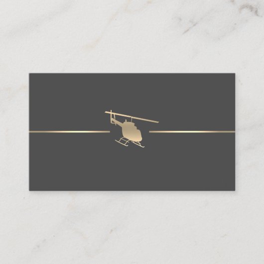 Minimalistisch Visitekaartje van de luchtvaart (Voorkant)