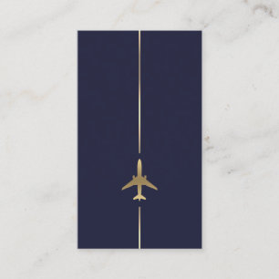 Minimalistisch Visitekaartje van de luchtvaart