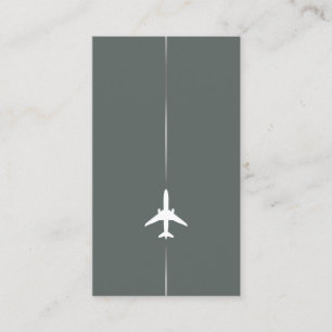 Minimalistisch Visitekaartje van de luchtvaart