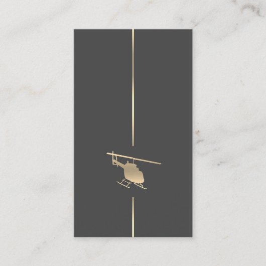 Minimalistisch Visitekaartje van de luchtvaart (Voorkant)