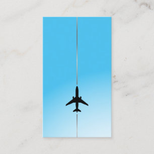 Minimalistisch Visitekaartje van de luchtvaart