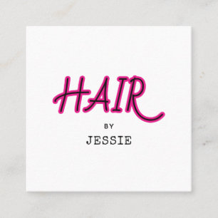 Minimalistisch Visitekaartje van de Retro Hair Sty