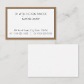 Minimalistisch Visitekaartje van de specialist in  (Voorkant / Achterkant)